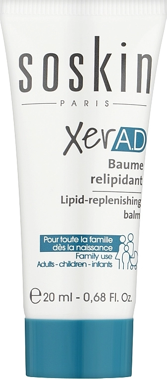 Soskin Відновлювальний ліпідний бальзам для тіла XER A.D Lipid-Replenishing Balm - фото N1