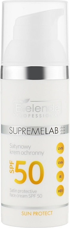 Bielenda Professional Крем сатиновий для обличчя Supremelab Satin Protective Face Cream SPF 50 - фото N1