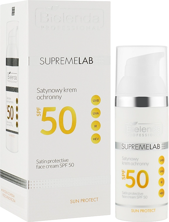 Bielenda Professional Крем сатиновий для обличчя Supremelab Satin Protective Face Cream SPF 50 - фото N2