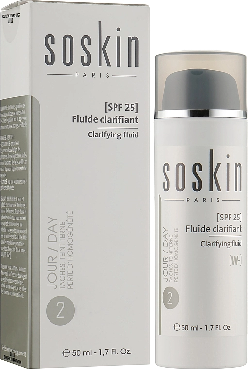Soskin Осветляющий флюид для лица SPF 25 Clarifying Fluid SPF 25 - фото N2