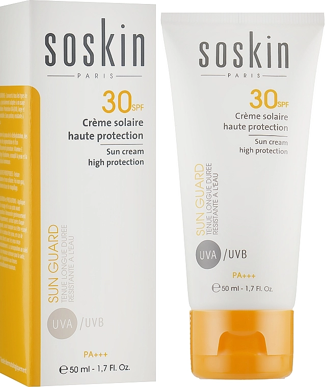 Soskin Сонцезахисний крем SPF 30+ Sun Cream Very High Protection SPF30 - фото N2
