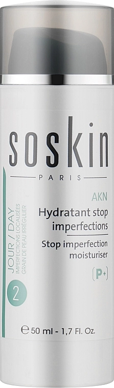 Soskin Зволожувальний крем для проблемної шкіри обличчя Akn Stop Imperfection Moisturiser - фото N1