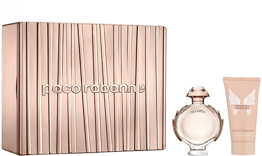 Парфюмированный набор женский - Paco Rabanne Olympea, edp/50ml + b/lot/75ml - фото N1