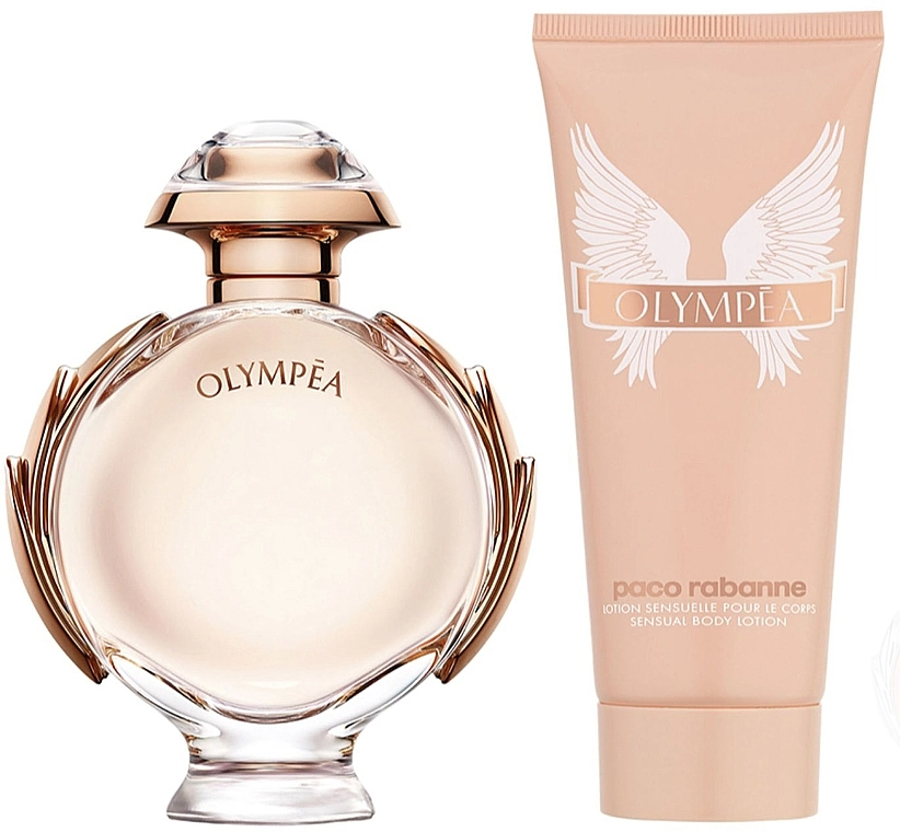 Парфюмированный набор женский - Paco Rabanne Olympea, edp/50ml + b/lot/75ml - фото N3