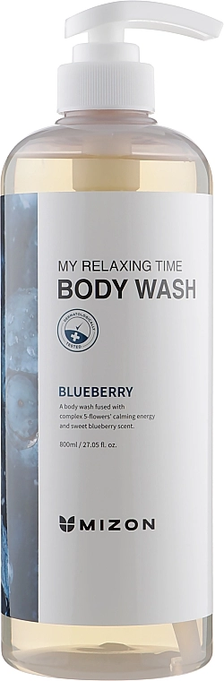 Mizon Гель для душу з чорницею My Relaxing Time Body Wash Blueberry - фото N1