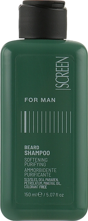 Screen Мужской увлажняющий шампунь для очищения бороды For Man Beard Shampoo - фото N1