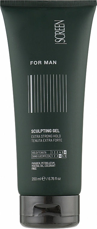 Screen Гель екстрасильної фіксації для чоловічого волосся For Man Sculpting Gel - фото N1