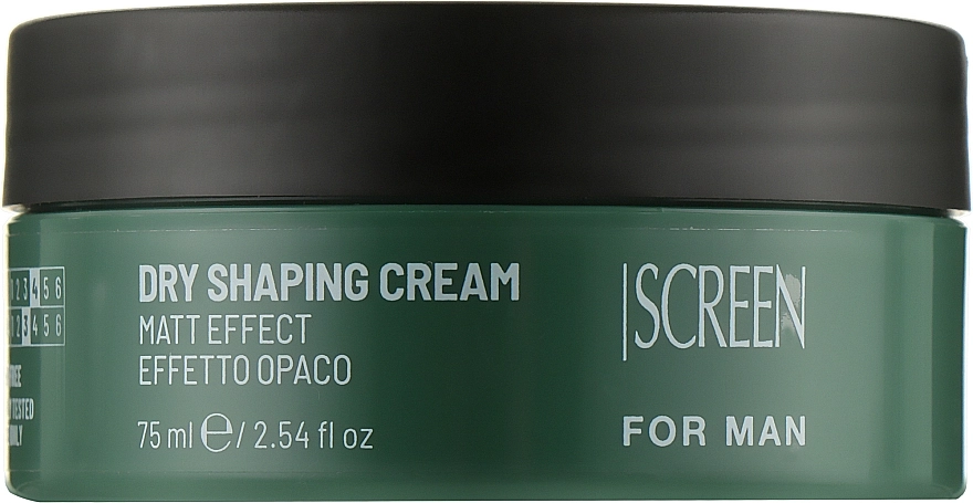 Screen Моделирующий крем для волос с матовым эффектом средней фиксации For Man Dry Shaping Cream - фото N1