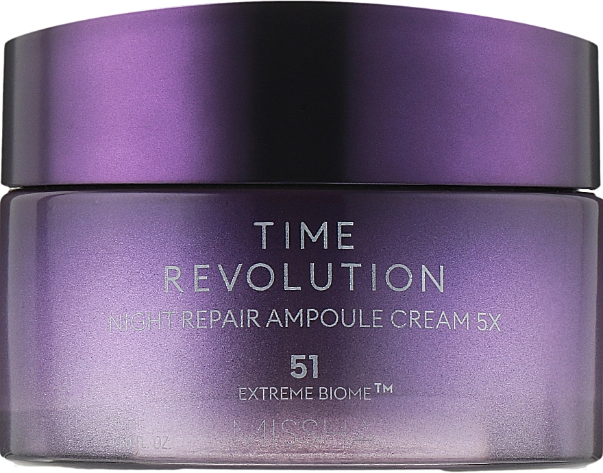 Missha Нічний крем для обличчя Time Revolution Night Repair Ampoule Cream 5X - фото N1