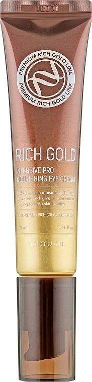 Enough Живильний крем для догляду за шкірою повік із золотом Rich Gold Intensive Pro Nourishing Eye Cream - фото N1