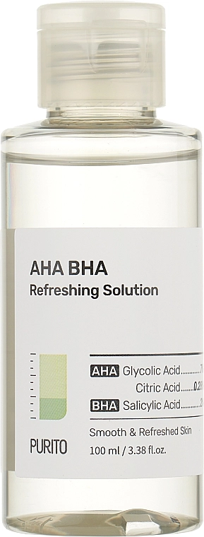 PURITO Освежающий кислотный тонер AHA BHA Refreshing Solution - фото N1