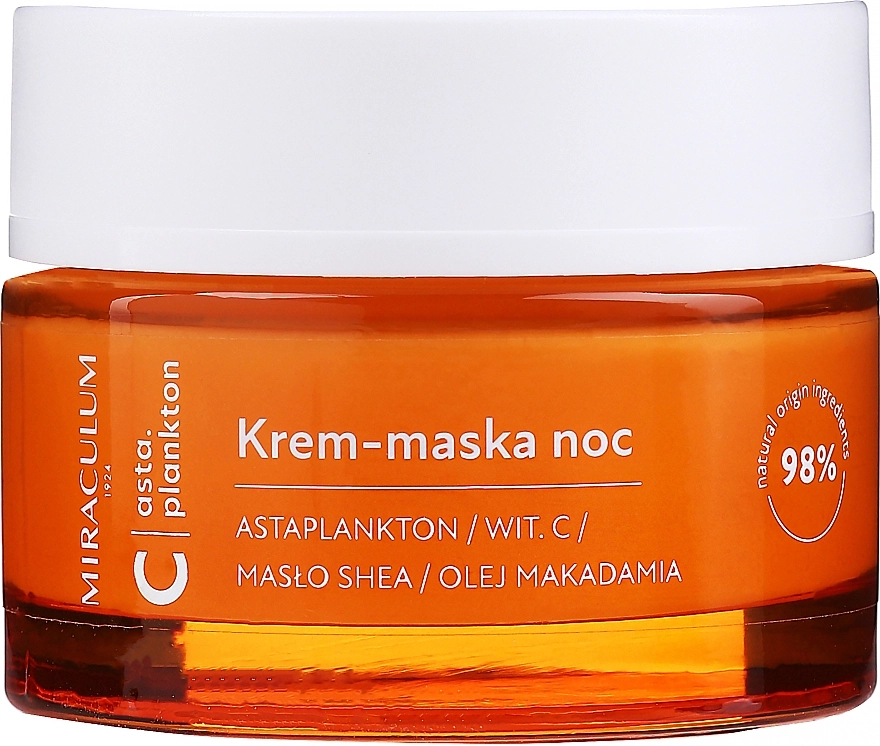 Miraculum Нічна крем-маска для обличчя Asta.Plankton C Night Cream Mask - фото N1