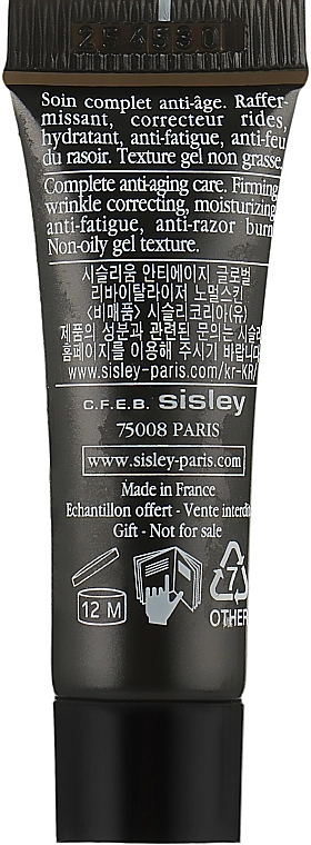 Sisley Чоловічий крем для обличчя Sisleyum For Men Anti-Age Global Revitalizer Normal Skin (пробник) - фото N2