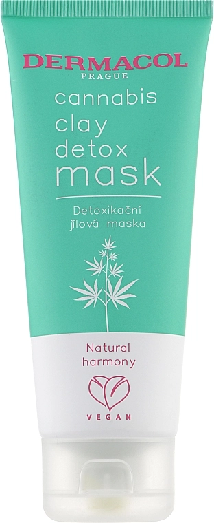 Dermacol Детоксифікувальна глиняна маска з конопляною олією Cannabis Clay Detox Mask - фото N1