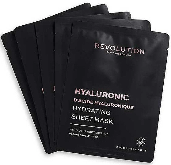 Revolution Skincare Увлажняющая маска для лица Hyaluronic Hydrating Acid Sheet Mask - фото N1