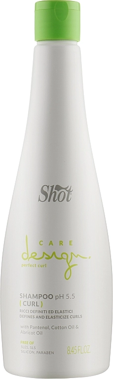 Shot Шампунь для в’юнкого волосся Perfect Curl Shampoo - фото N1