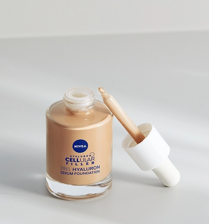 Nivea Hyaluron Cellular Filler 3in1 Care Make-Up Тонувальний крем 3 в 1 - фото N7