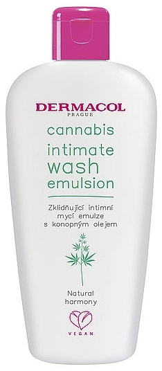 Dermacol Успокаивающее средство для интимной гигиены с конопляным маслом Cannabis Intimate Wash Emulsion - фото N1