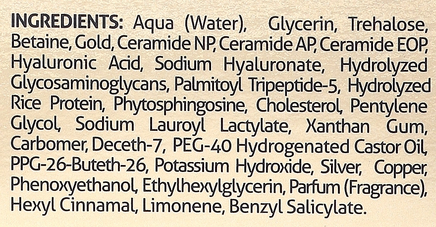 Восстанавливающая сыворотка с золотыми керамидами и мультипептидами - Bielenda Golden Ceramides Ampoule Serum, 15 мл - фото N3