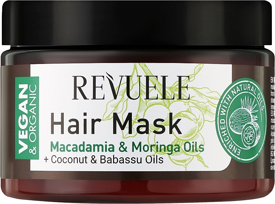 Revuele Маска для волосся Vegan & Organic Hair Mask - фото N1