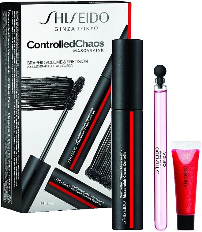 Shiseido Ginza Набір (mascara/11,5ml + edp/mini/4ml + lipgloss/mini/2ml) - фото N1
