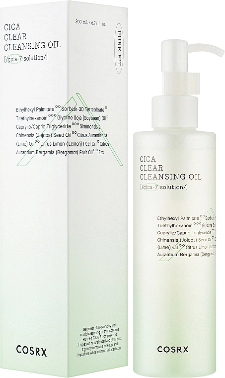 CosRX Гідрофільна олія для обличчя Pure Fit Cica Clear Cleansing Oil - фото N4