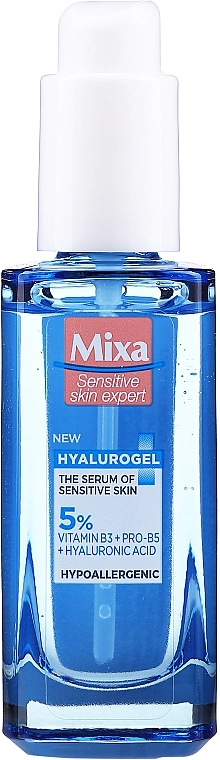 Mixa Сыворотка для чувствительной кожи Hyalurogel The Serum Of Sensitive Skin - фото N2