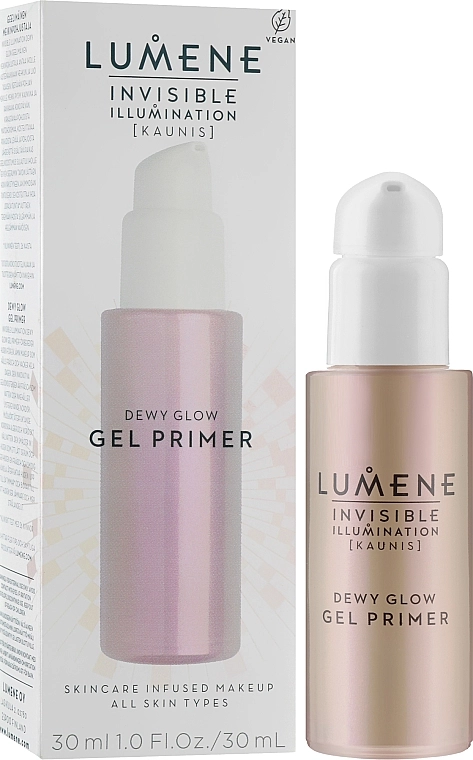 Lumene Invisible Illumination Dewy Glow Gel Primer Праймер для лица - фото N2