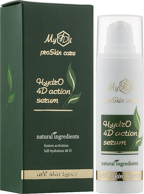 MyIdi Зволожувальна сироватка для обличчя H2ydrO 4D Action Serum - фото N2