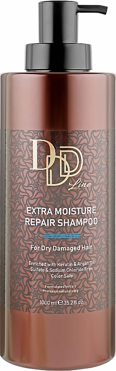 Clever Hair Cosmetics Увлажняющий шампунь для восстановления волос 3D Line Extra Moisture Repair Shampoo - фото N1