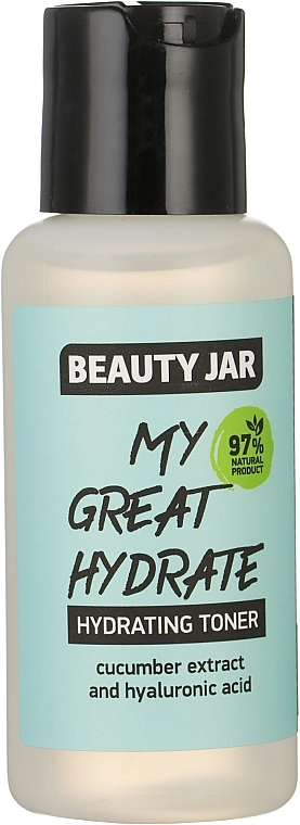 Beauty Jar Зволожувальний тонік з екстрактом огірка й гіалуроновою кислотою My Great Hydrate Hydrating Toner - фото N1