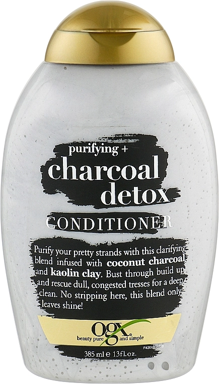 OGX Кондиционер для волос "Детокс" Purifying+Charcoal Detox Conditioner - фото N1