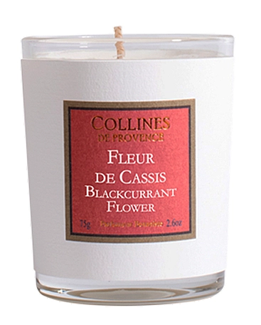 Collines de Provence Ароматична свічка "Квітка чорної смородини" Blackcurrant Flower Candles - фото N1