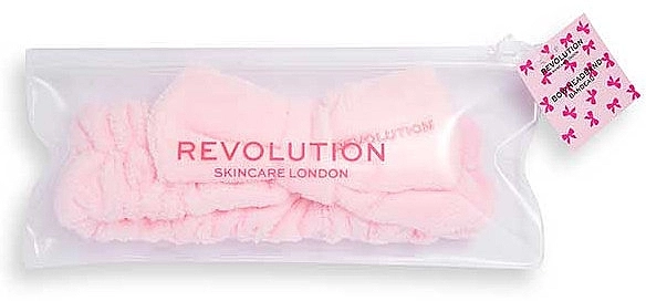 Revolution Skincare Косметическая повязка для волос, розовая Pretty Pink Hair Band - фото N1