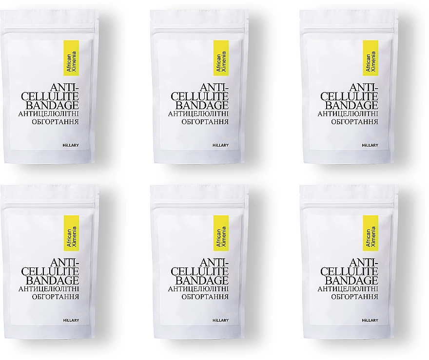Hillary Курс антицеллюлитных обертываний с маслом ксимении Anti-cellulite Bandage African Ximeniaa - фото N1