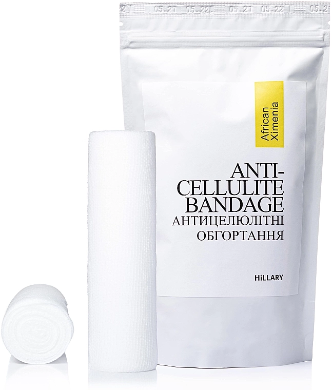 Hillary Курс антицеллюлитных обертываний с маслом ксимении Anti-cellulite Bandage African Ximeniaa - фото N2