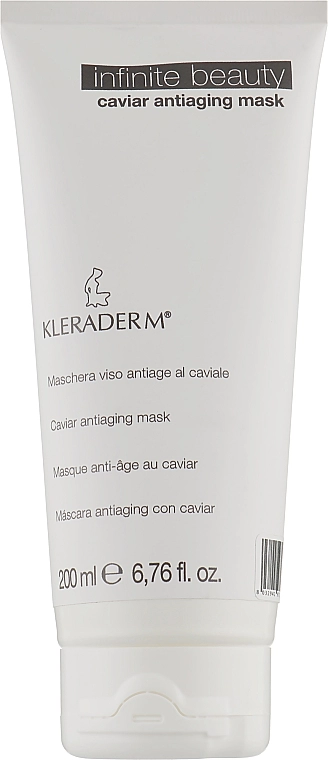 Kleraderm Маска для лица с Черной Икрой Infinite Beauty Caviar Antiaging Mask - фото N2