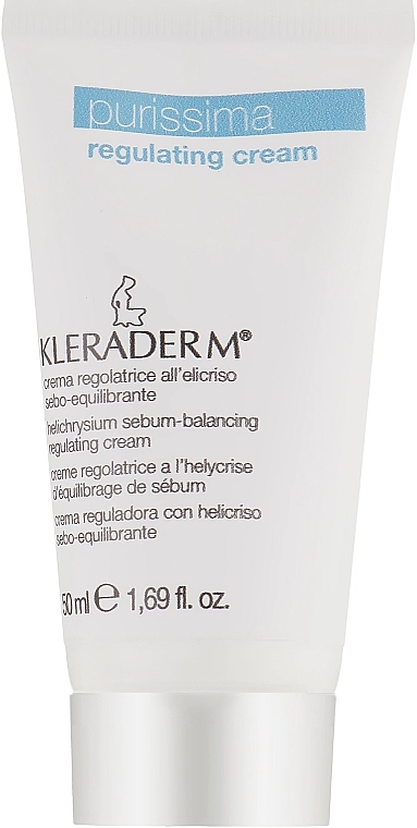 Kleraderm Крем себорегулювальний з геліхризумом для обличчя Purissima Regulating Cream - фото N1