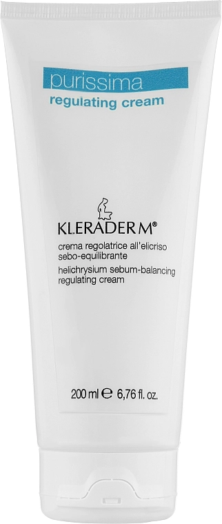 Kleraderm Крем себорегулирующий с гелихризумом для лица Purissima Regulating Cream - фото N4