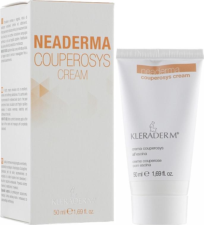 Kleraderm Антикуперозний крем "Есцин" для обличчя Neaderma Escin Couperosys Cream - фото N2