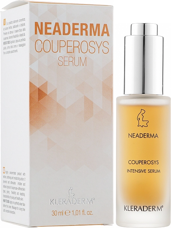 Kleraderm Антикуперозная сыворотка "Эсцин" для лица Neaderma Escin Couperosys Serum - фото N2