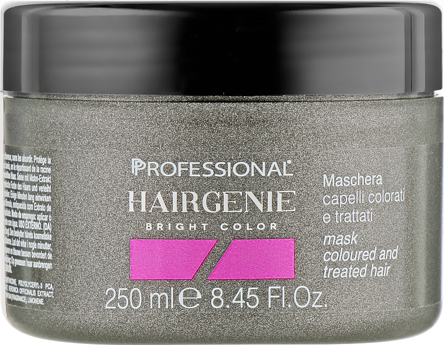 Professional Маска для блиску фарбованого й пошкодженого волосся Hairgenie Bright Color Mask - фото N1