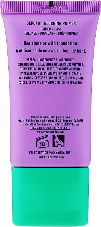 NYX Professional Makeup Sex Education 1 St Base Blurring Primer Праймер для лица - фото N2