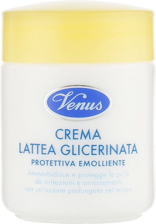Venus Захисний, пом'якшувальний гліцериновий молочний крем для обличчя Crema Lattea Glicerinata - фото N1
