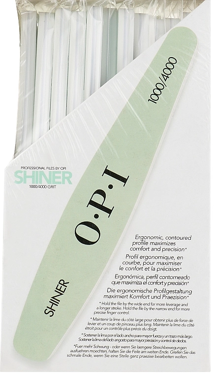 O.P.I Баф-Блеск 1000/4000 грит Shiner File 1000/4000 grit - фото N1