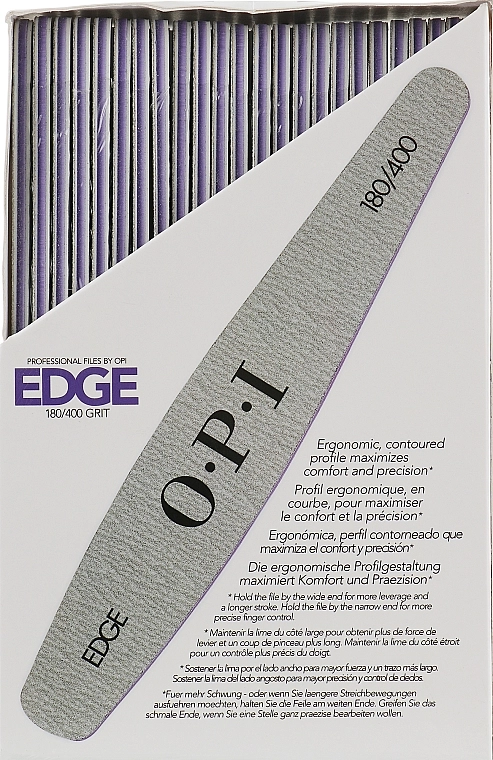 O.P.I Комбинированная доводная пилочка Edge File - фото N1