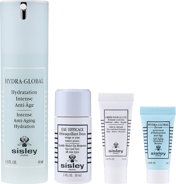 Sisley Набір Hydra-Global Moisturizing Discovery Program (cr/40ml + micel/water/30ml + ser/mini/5ml + b/cr/mini/10ml) - фото N2