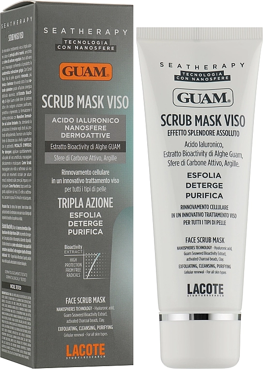Guam Маска-скраб для обличчя Seatherapy Scrub Mask Viso - фото N2