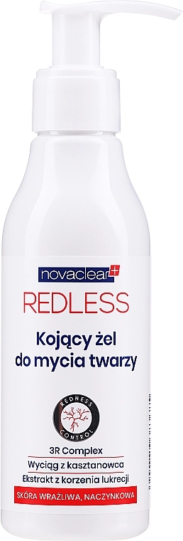 Novaclear Успокаивающий очищающий гель для умывания Redless Soothing Facial Cleanser - фото N1