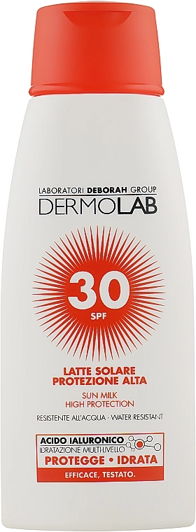 Deborah Солнцезащитное молочко Dermolab Sun Milk Hight Protection Spf 30 - фото N1